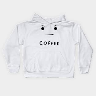 Coffee Face Kids Hoodie